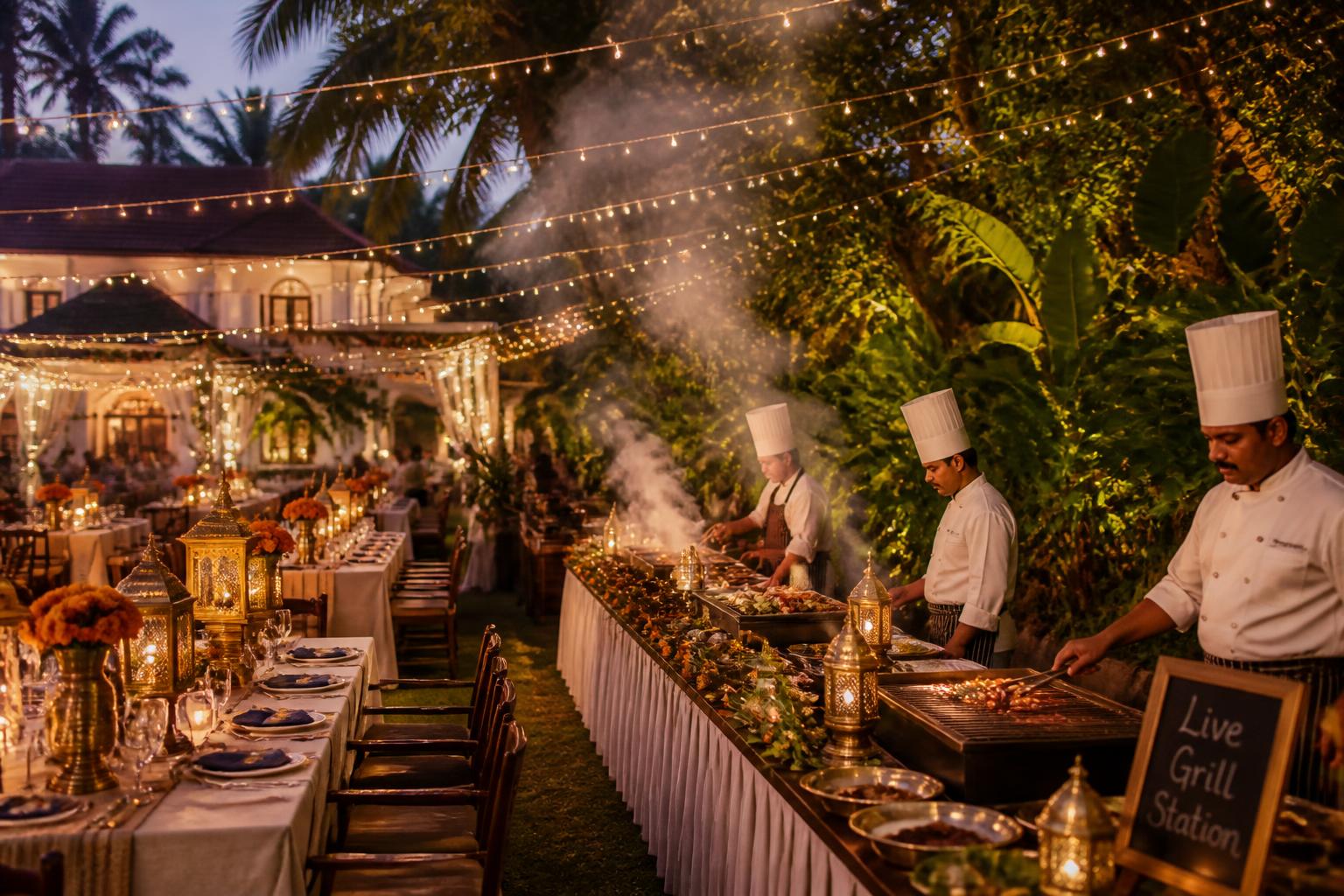 Irani Events live wedding catering